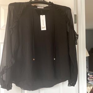 $7 bundled Black, long sleeve blouse Calvin Klein
